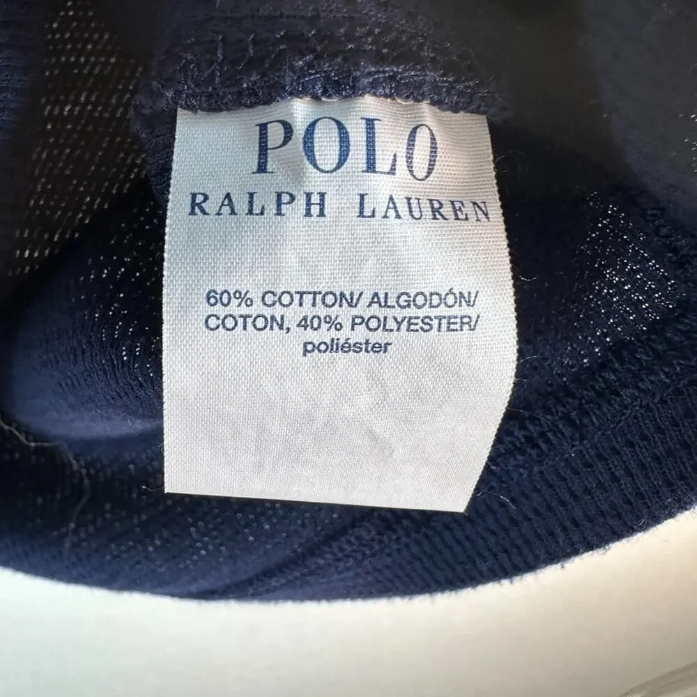 Polo Ralph Lauren Men's Navy Logo Waffle Thermal Sleepwear Henley T-Shirt